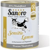 Sanoro Menü Sensitiv Lamm - mit Karotte und Buchweizen 6x800g von Sanoro