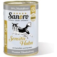 Sanoro Menü Sensitiv Light Huhn mit Kartoffeln und Karotten 12x400g von Sanoro