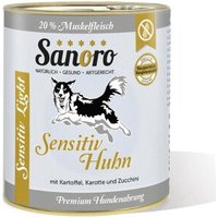 Sanoro Menü Sensitiv Light Huhn mit Kartoffeln und Karotten 6x800g von Sanoro