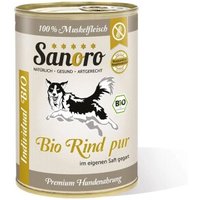 Sanoro Pures Muskelfleisch vom BIO-Rind 12x400g Sanoro Pures Muskelfleisch vom BIO-Rind 12x400g von Sanoro