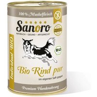 Sanoro Pures Muskelfleisch vom BIO-Rind 12x400g von Sanoro