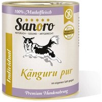 Sanoro Pures Muskelfleisch vom Känguru 6x800g von Sanoro