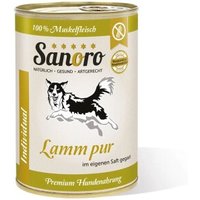 Sanoro Pures Muskelfleisch vom Lamm und Schaf 12x400g von Sanoro