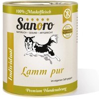 Sanoro Pures Muskelfleisch vom Lamm und Schaf 6x800g von Sanoro