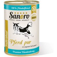Sanoro Pures Muskelfleisch vom Pferd 12x400g Sanoro Pures Muskelfleisch vom Pferd 12x400g von Sanoro