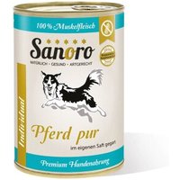 Sanoro Pures Muskelfleisch vom Pferd 12x400g Sanoro Pures Muskelfleisch vom Pferd 12x400g von Sanoro