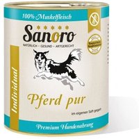 Sanoro Pures Muskelfleisch vom Pferd 6x800g von Sanoro