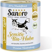 Sanoro Sensitiv BIO-Huhn mit BIO-Gemüse 6x800g von Sanoro