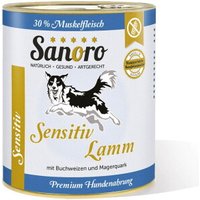 Sanoro Sensitiv Lamm mit BIO-Gemüse 6x800g Sanoro Sensitiv Lamm mit BIO-Gemüse 6x800g von Sanoro