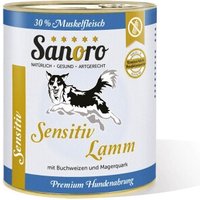 Sanoro Sensitiv Lamm mit BIO-Gemüse 6x800g von Sanoro