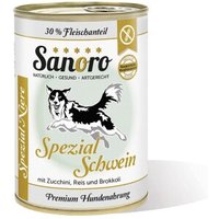 Sanoro Spezial Schwein mit BIO-Gemüse 12x400g von Sanoro