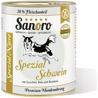 Sanoro Spezial Schwein mit BIO-Gemüse 6x800g von Sanoro