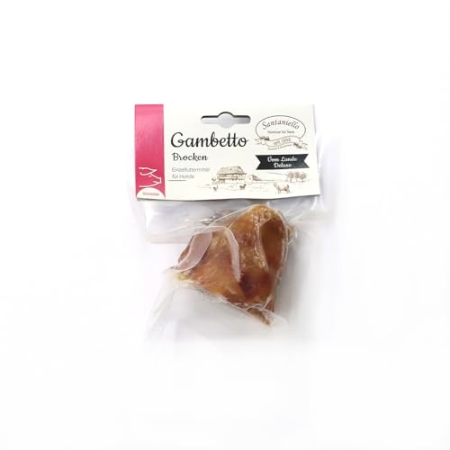 Edelschinken-Knochen Brocken,Gambetto 1 Stück - Hochwertige Leckerei für Ihren Hund von Santaniello