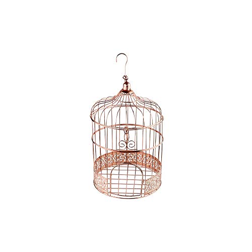 Santex Deko-Vogelkäfig in Roségold Vintage Voliere als Dekoration/Geschenkkartenbox/Tischdeko Santex Deko-Vogelkäfig in Roségold Vintage Voliere als Dekoration/Geschenkkartenbox/Tischdeko von Santex