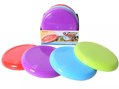 Sapphirem Disc-Flyer-Spielzeug, 22,9 cm, aus Kunststoff, Frisbee-Spiel, Flieger, Hunde-Frisbee für Außentraining, 12 Stück Sapphirem Disc-Flyer-Spielzeug, 22,9 cm, aus Kunststoff, Frisbee-Spiel, Flieger, Hunde-Frisbee für Außentraining, 12 Stück von Sapphirem