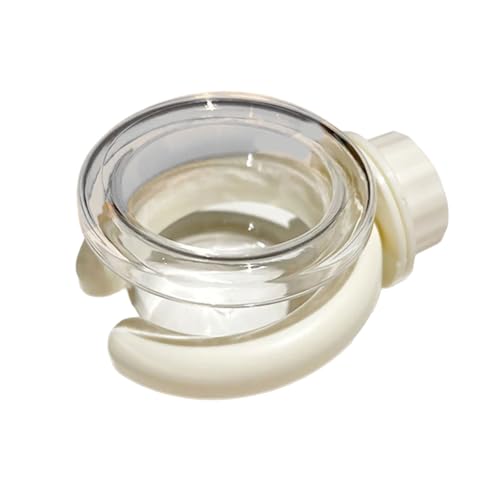 Vogelnapf mit Aufsätzen, Klammer, transparenter Futterbecher für Kakadus, Conures und andere kleine Vögel, Vogelkäfig, Wasserbecher von Sarhula