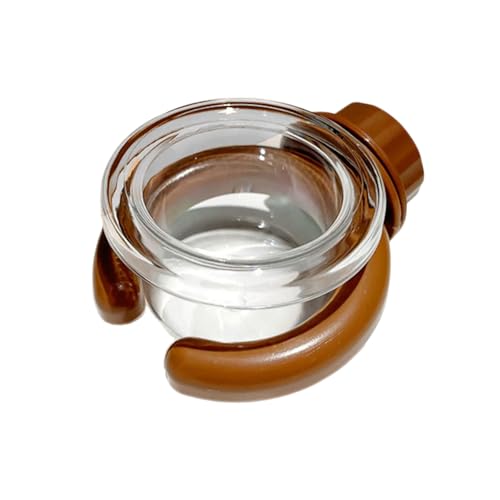 Vogelnapf mit Aufsätzen, Klammer, transparenter Futterbecher für Kakadus, Conures und andere kleine Vögel, Vogelkäfig, Wasserbecher von Sarhula