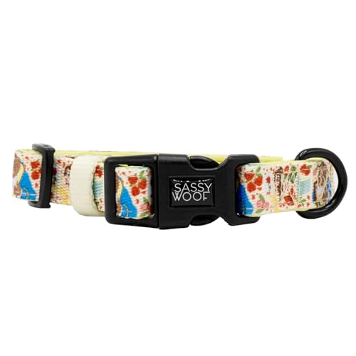 Sassy Woof Hundehalsband Disney Princess Die Schöne und das Biest Belle - M, verstellbar, langlebig, bequem und stilvoll, Haustierzubehör für mittelgroße Hunde - Offiziell lizenziert Sassy Woof Hundehalsband Disney Princess Die Schöne und das Biest Belle - M, verstellbar, langlebig, bequem und stilvoll, Haustierzubehör für mittelgroße Hunde - Offiziell lizenziert von Sassy Woof