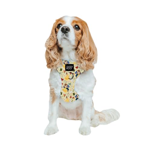 Sassy Woof Verstellbares Hundegeschirr, Disney-Prinzessin, Die Schöne und das Biest, Belle, S, atmungsaktives Netzgewebe, kein Ziehen, Design mit zwei D-Ringen, perfekt für mittelgroße Hunde, Sassy Woof Verstellbares Hundegeschirr, Disney-Prinzessin, Die Schöne und das Biest, Belle, S, atmungsaktives Netzgewebe, kein Ziehen, Design mit zwei D-Ringen, perfekt für mittelgroße Hunde, von Sassy Woof