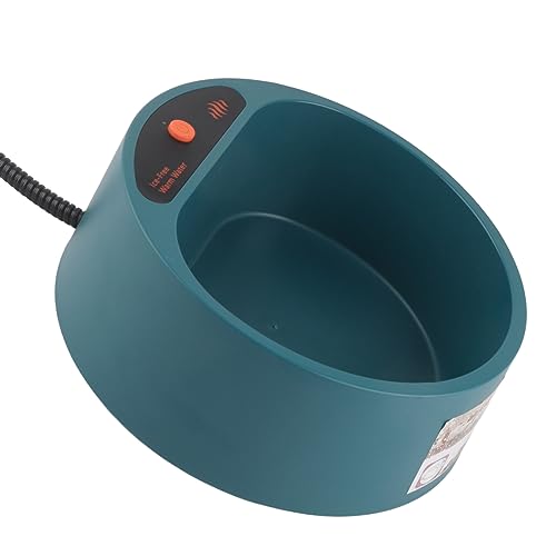 Beheizter Wassernapf für Katzen wassernapf beheizt Armeegrüner ABS-Heiznapf für Haustiere, Wärmeerhaltung für Hunde, Hühner (EU-Stecker 220-230 V) beheizter wassernapf Ciotole von SatcOp
