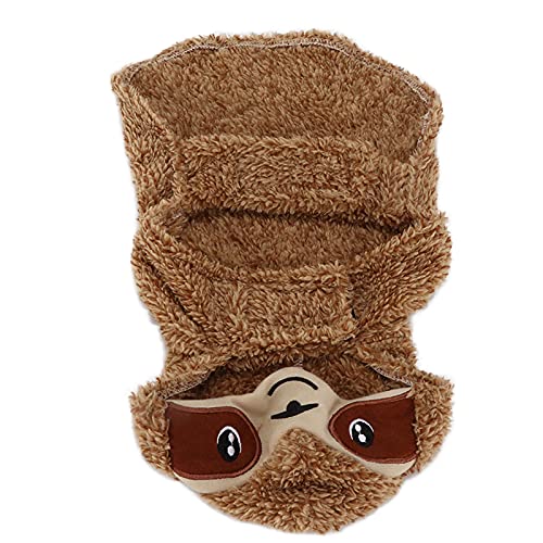SatcOp Lustiges, Süßes Hunde-Kapuzenpullover-Kostüm mit Mütze für Kleine und Mittelgroße Hunde, Warm und Atmungsaktiv, Perfekt für Halloween, Weihnachten, Cosplay (XL) von SatcOp