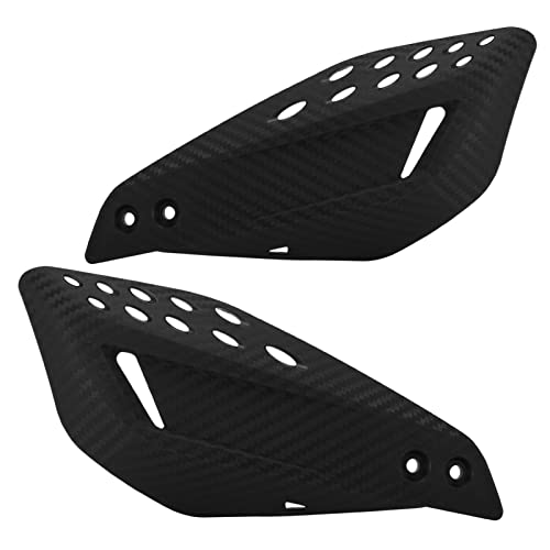 Saterkali Handbar Shield Convenient Protective Gear Wear-Resistant Motorcycle Handle Protector Shield for Dirt Bike Black von Saterkali