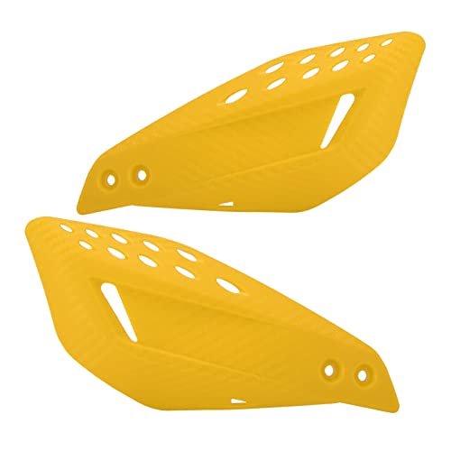 Saterkali Handbar Shield Convenient Protective Gear Wear-Resistant Motorcycle Handle Protector Shield for Dirt Bike Yellow von Saterkali