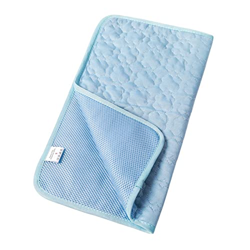 Saterkali Haustier-Kühlmatte, Katzenbetten für Indoor-Katzen, atmungsaktiv, verschleißfest, dünn, weich, groß, für den Sommer, Eis, Haustierkissen für Zuhause, XL-Hellblau Saterkali Haustier-Kühlmatte, Katzenbetten für Indoor-Katzen, atmungsaktiv, verschleißfest, dünn, weich, groß, für den Sommer, Eis, Haustierkissen für Zuhause, XL-Hellblau von Saterkali