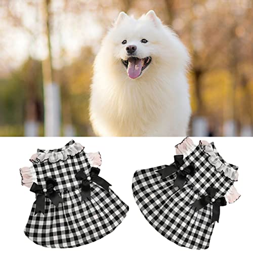 Saterkali Hundekleid Rundhals Spitze Mode Haustier Hund Katzen Prinzessin Kleid Kleine Hunde Hochzeit Katze Kleidung Alltag S von Saterkali