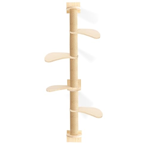 Saterkali Kratzbaum für große Katzen, Katzenturm für Indoor-Katzen, mehrstöckig, vom Boden bis zur Decke, Wandmontage, Katzenturm mit Kratzbaum für Katzen, Kletterbaum, 1 Set Saterkali Kratzbaum für große Katzen, Katzenturm für Indoor-Katzen, mehrstöckig, vom Boden bis zur Decke, Wandmontage, Katzenturm mit Kratzbaum für Katzen, Kletterbaum, 1 Set von Saterkali