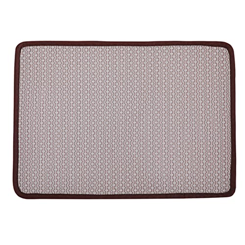 Saterkali Selbstkühlende Matte für Haustiere, atmungsaktiv, weiches Plüschkissen, Massagekissen, Körperkühlung, rutschfeste Unterseite, Sommer, Kätzchen, Welpen, kühles Kissen, L-Kaffee Saterkali Selbstkühlende Matte für Haustiere, atmungsaktiv, weiches Plüschkissen, Massagekissen, Körperkühlung, rutschfeste Unterseite, Sommer, Kätzchen, Welpen, kühles Kissen, L-Kaffee von Saterkali