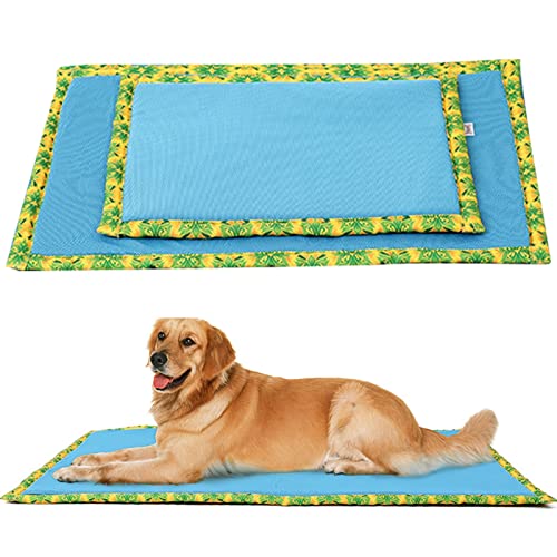 Saterkali Selbstkühlendes Katzenbett, selbstkühlende Katzen-Hundematte, atmungsaktiv, gute Wasseraufnahme, rutschfest, bequem, Sommer-Haustiermatten, Hundebedarf, S-Blau Saterkali Selbstkühlendes Katzenbett, selbstkühlende Katzen-Hundematte, atmungsaktiv, gute Wasseraufnahme, rutschfest, bequem, Sommer-Haustiermatten, Hundebedarf, S-Blau von Saterkali