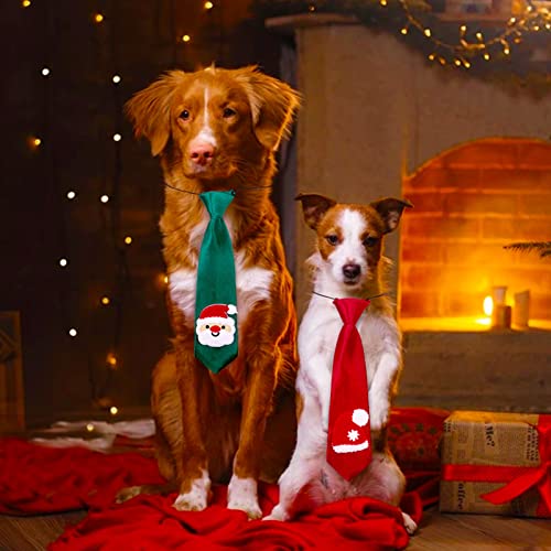 Saterkali Weihnachts-Hundehalsband, Weihnachts-Haustier-Krawatte, exquisites Muster, ultraleicht, lichtecht, verstellbar, leicht zu tragen, Polyester, Weihnachtsstil, Haustier-Krawatte, von Saterkali