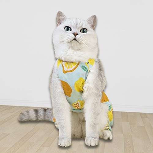 Saterkali Welpenkleidung Pullover Streetwear Waschbar Strapsbekleidung Sommer Hund Vierbeinshirt Katze Kleidung L von Saterkali