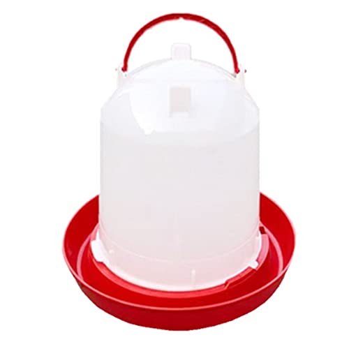 Saturey Geflügeltränke, mehrere Kapazitäten, einfach und einfach zu bedienen für jede Flockgröße, aus BPA-freiem Kunststoff (Größe: 4L) von Saturey
