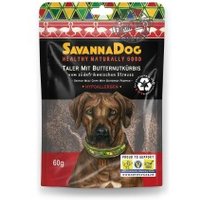 SavannaDog vom südafrikanischen Strauß 60g Taler mit Butternusskürbis SavannaDog vom südafrikanischen Strauß 60g Taler mit Butternusskürbis von SavannaDog