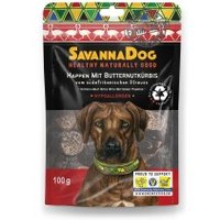 SavannaDog vom südafrikanischen Strauß Happen 100 g mit Butternusskürbis von SavannaDog