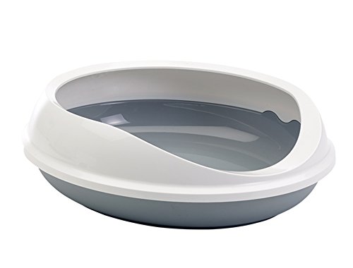 Katzentoilette "Figaro" grau 55 x 48,5 x 15,5 cm von Savic