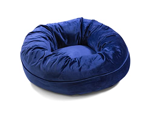 Savic 13937 Donut Hundebett, Durchmesser 60x25cm, M, dunkelblau von Savic