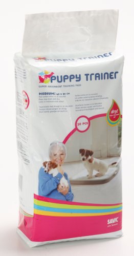 Savic Ersatzpads für Puppy Trainer-Hundetoilette, Größe M, 45 x 30 cm, 30 Stück von Savic