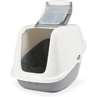 Savic Haubentoilette Nestor Giant weiss-cool grau von Savic