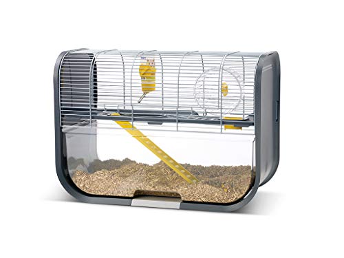 Savic Geneva Moderner Hamsterkäfig, Grau von Savic