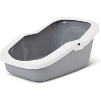 Savic Schalentoilette Aseo weiss-cool grau von Savic