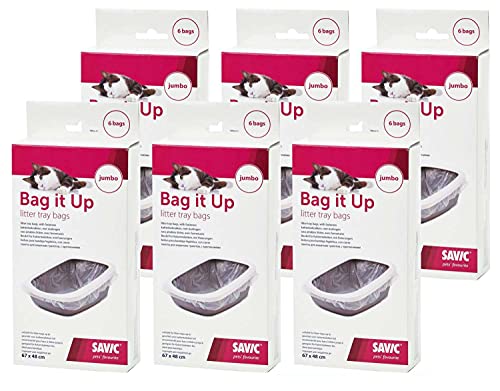 XXL Sparpack Bag IT UP Beutel für große Katzentoiletten 36 Beutel mit gratis Spielzeug von Savic