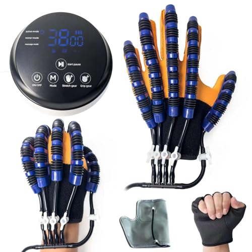 Sayorg Rehabilitationsroboter-Handschuhe, Schlaganfall-Rehabilitationsausrüstung mit USB-Ladefunktion, Handschleifer zur Behandlung.., gelb, Right hand-XL Sayorg Rehabilitationsroboter-Handschuhe, Schlaganfall-Rehabilitationsausrüstung mit USB-Ladefunktion, Handschleifer zur Behandlung.., gelb, Right hand-XL von Sayorg