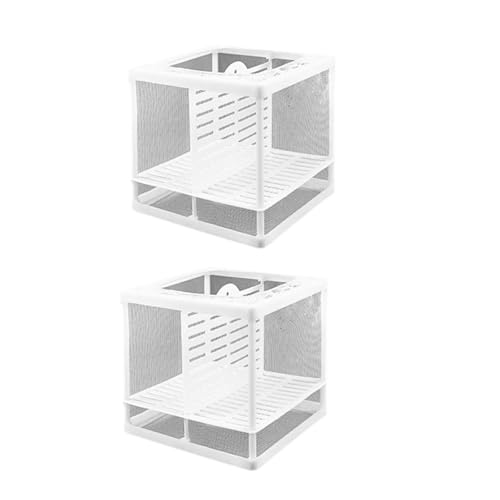 2 x Aquarien Brutkasten mit transparentem Netz-Design für Babyfische, Garnelen, Isolation, Kindergartenkammer 2 x Aquarien Brutkasten mit transparentem Netz-Design für Babyfische, Garnelen, Isolation, Kindergartenkammer von Sbshiouu
