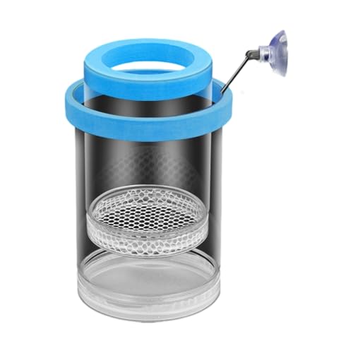 Fischbrutkasten mit Netzstruktur, Wasserfluss-Design, Züchterbox für Fische, Garnelen, Unterwasser-Kreaturen, Miniatur-Aquarien, Kinderzimmer von Sbshiouu