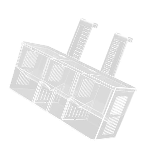 Fischzuchtbox für Brutstätten und Isolation, einfacher Fütterungszugang für Aquarien, Zuchtbox mit Haken Fischzuchtbox für Brutstätten und Isolation, einfacher Fütterungszugang für Aquarien, Zuchtbox mit Haken von Sbshiouu