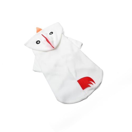 Sbshiouu Kreative Hühnerformhunde Katzen Bekleidung Weiches Stoff Warmes Kostüm Für Haustier Halloween Party Dressing Mode Kleidung Hund Kostüm von Sbshiouu