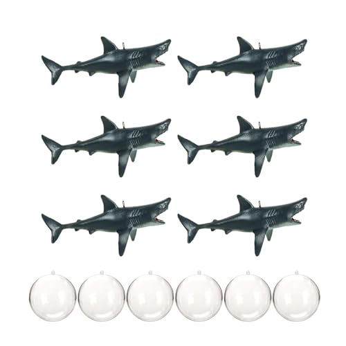 Sbshiouu Künstliche Fische im Querformat, schwimmende Aquarien, Dekorationen für Aquarien, Terrarien, Garnelen, Ornamente von Sbshiouu
